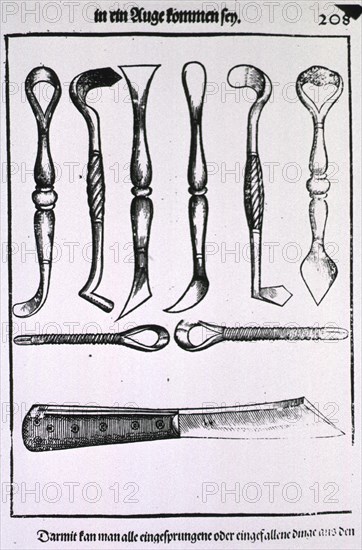 Various tools for eye surgery