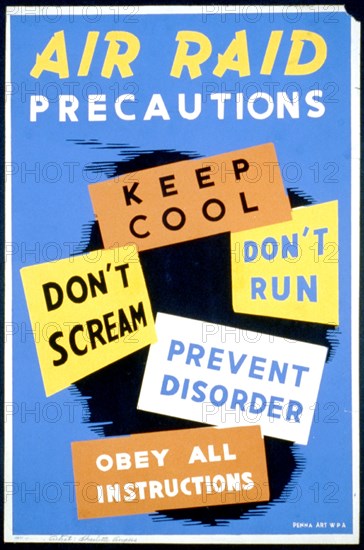 Air raid precautions Keep cool