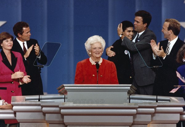 First Lady Barbara Bush