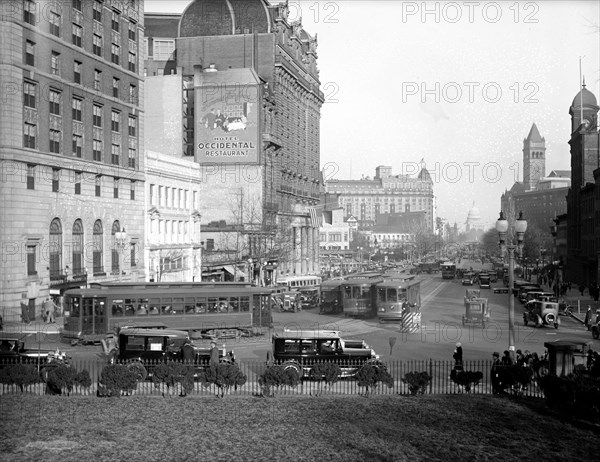 Historical Washington D.C. - 15th and Pennylsavnia. Ave.