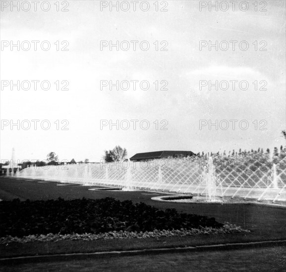 Düsseldorf Exhibition 1937 Water fountains.