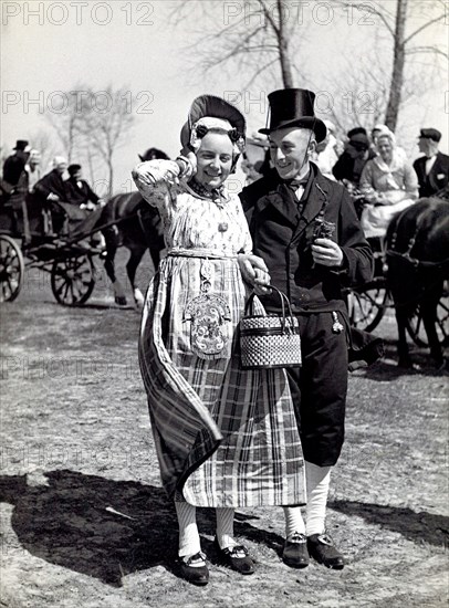 West Frisian wedding Location: Stompetoren: 1942.