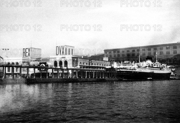 Port of Naples in Naples Italy