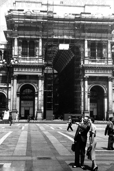 Street scene in Milan Italy