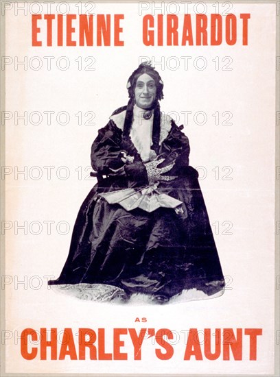 Etienne Girardot as Charley's Aunt c. 1906.