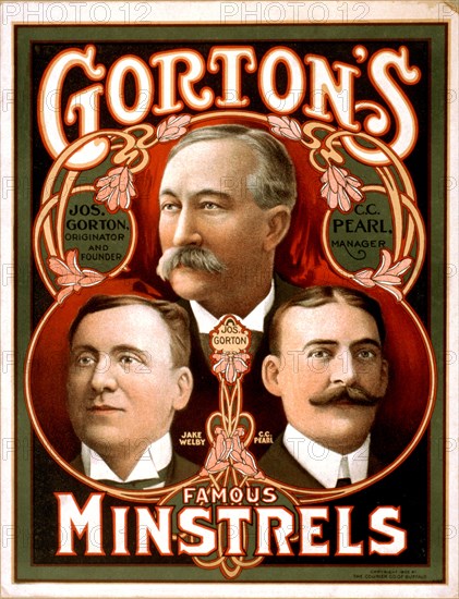 Gorton's famous Minstrels ca 1905.