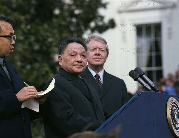 Deng Xiaoping and Jimmy Carter