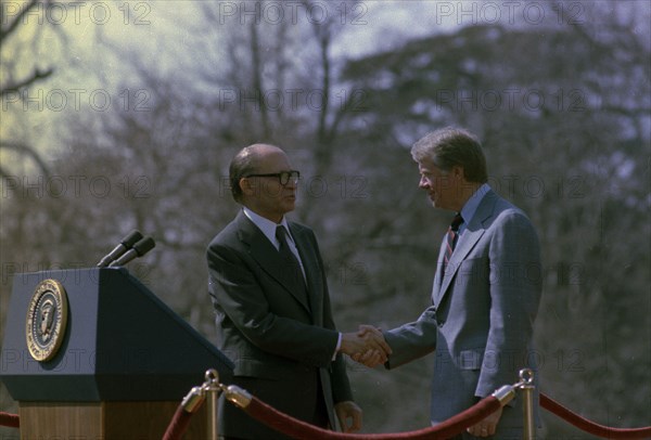 Jimmy Carter and Menachem Begin