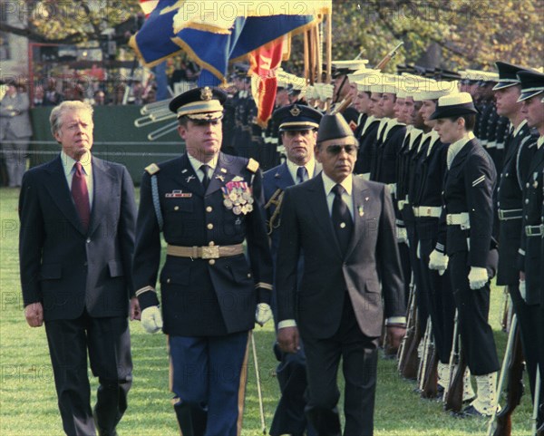 Jimmy Carter and King Hassan II