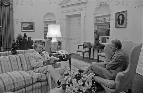 Jimmy Carter with Senator Robert Byrd