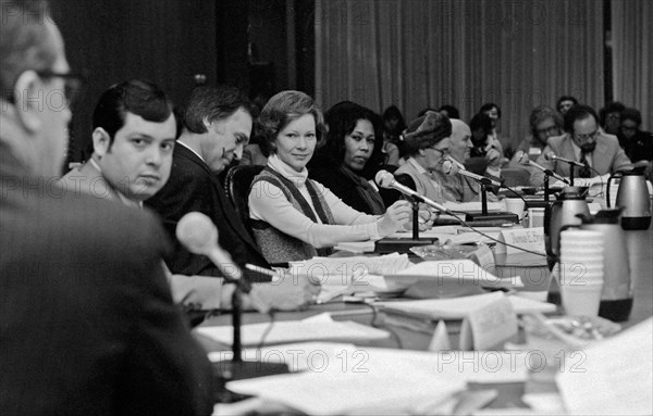 Rosalynn Carter chairs mental health hearings