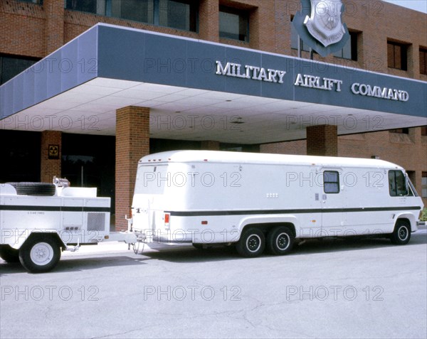 A view of the 15,000-pound Personnel Support for Contingency Operations