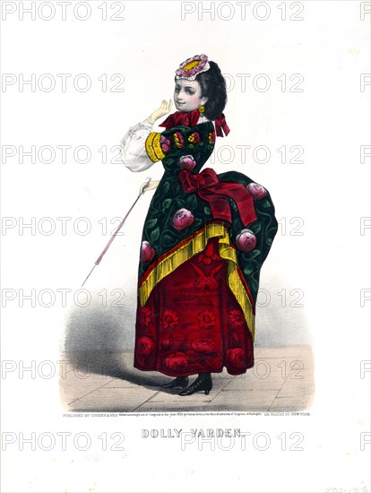 Dolly Varden print ca. 1872