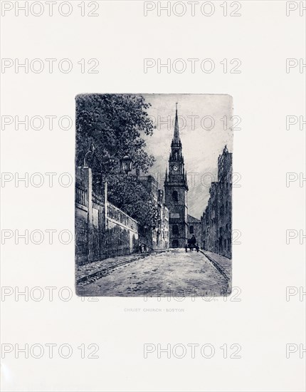 Christ Church, Boston ca. 1912