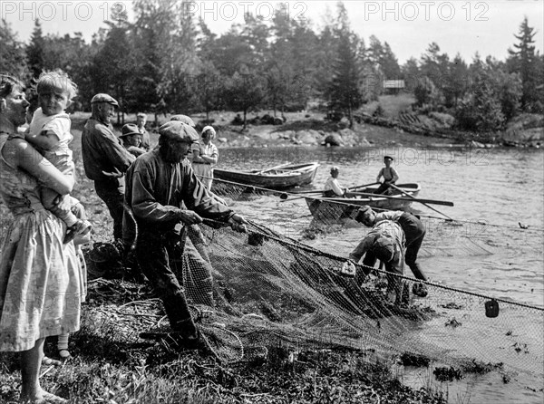 Fishermen and their nets