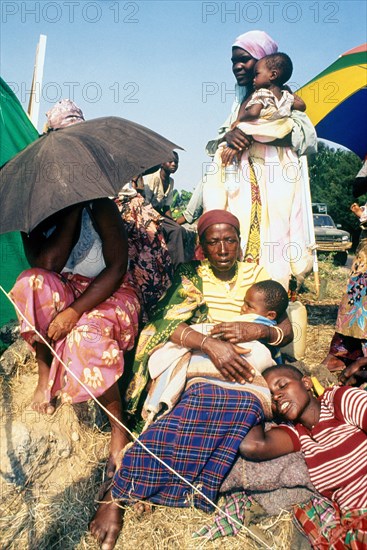 Rwandans at the Kitali refugee camp in Goma