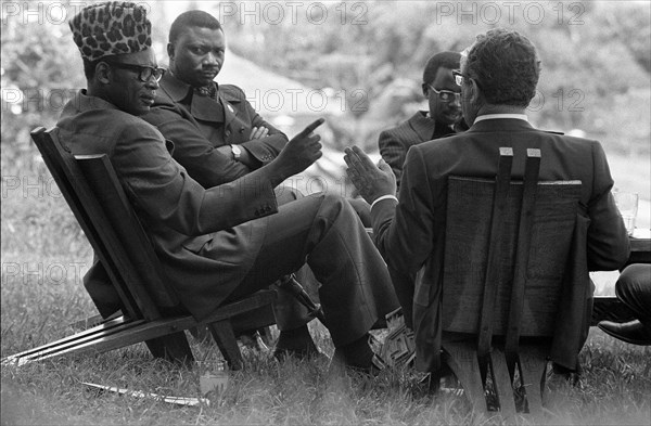 Henry Kissinger Meeting with President Mobutu