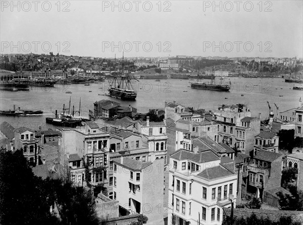 View of the Naval Arsenal and the Golden Horn ca. 1880