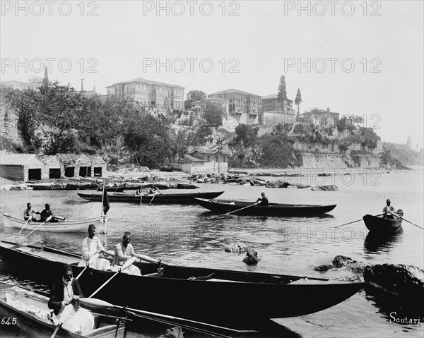 Port of Salacak, Üsküdar ca. 1880