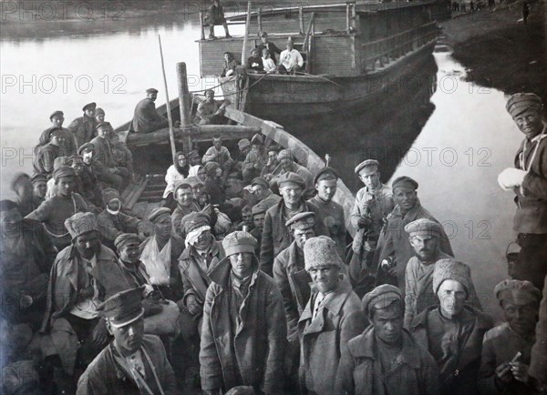 War prisoners from the Polish front. The Polish