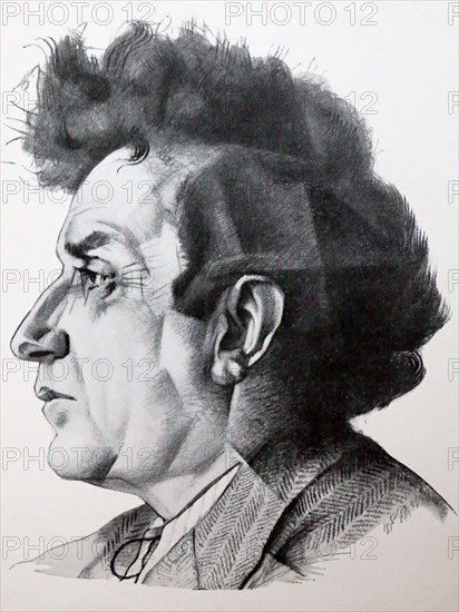 Portrait of Grigori Zinoviev by Yury Annenkov