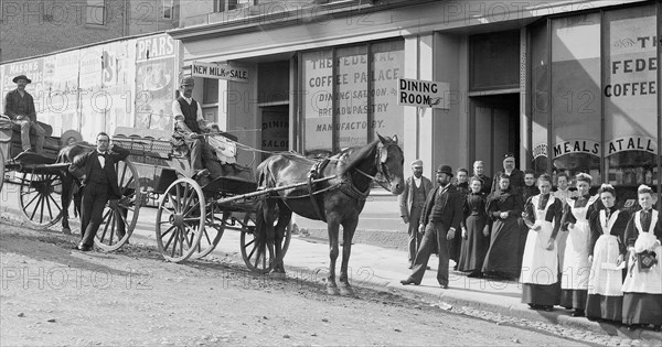 Federal Coffee Palace, Lower Murray Street Hobart (c1890)