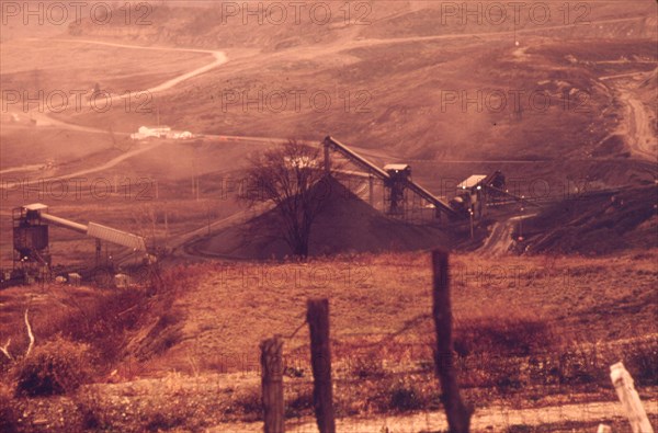 This Coal Tipple Is Located Where A Farmhouse Once Stood. Off Route 100. 10/1973