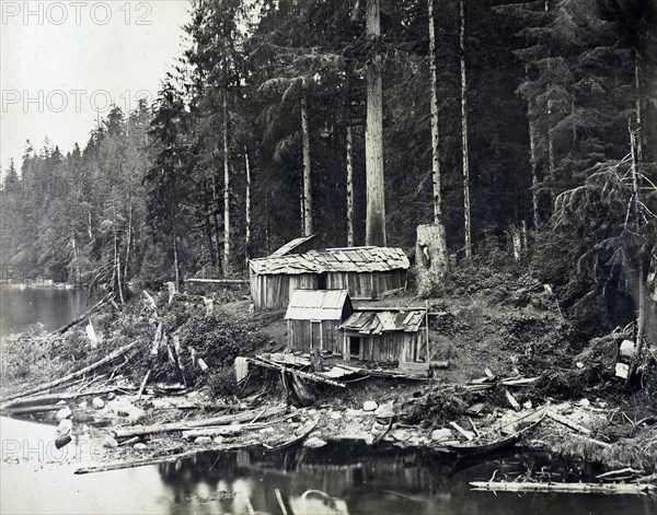 Indian lodges, Burrards Inlet