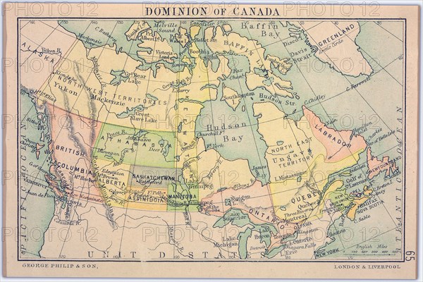 Dominion of Canada Map