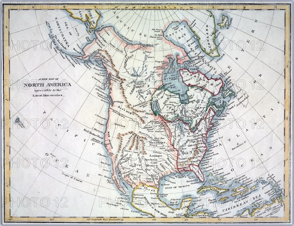 A new map of North America agreeable to the latest discoveries