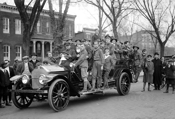 Boy Scouts Fire Drill ca. 1911