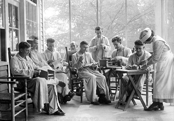 Patients at Walter Reed Hospital