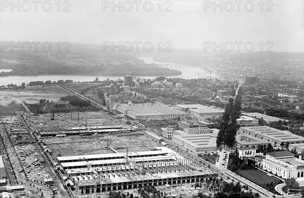 Aerial View of Washington D.C. ca. 1916