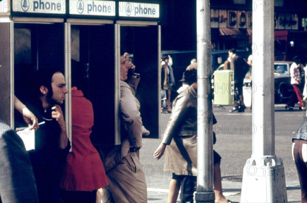 Phone Stalls at Broadway and 34th Street