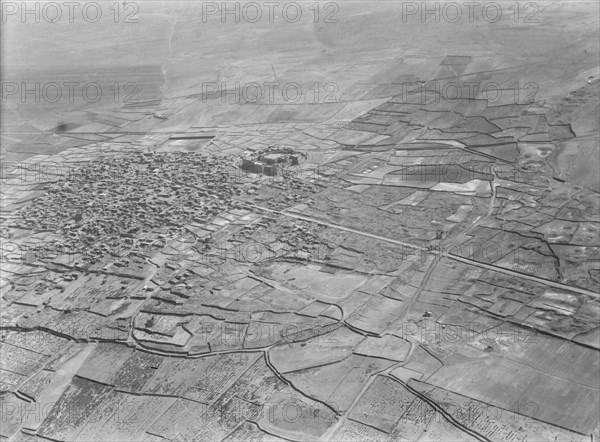 Villages in the Hauran (Land of Gilead). Basra-Eski-Sham and its protecting castle ca. 1932