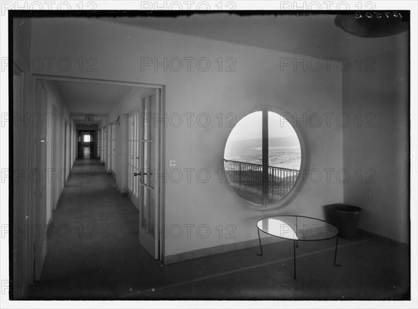 New Hadassah University Medical Center in Jerusalem (Scopus). The synagogue or chapel of the hospital ca. between 1934 and 1939