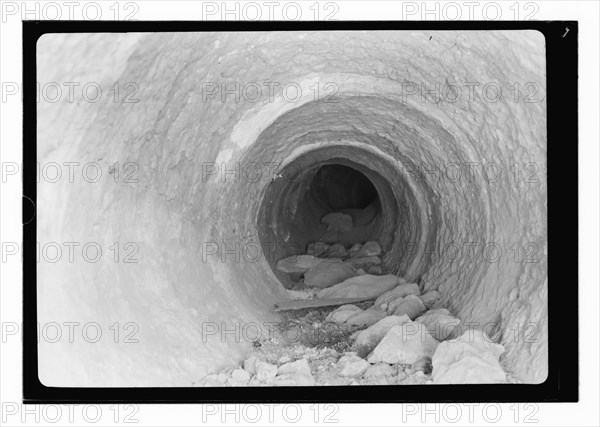 Ancient Roman aqueduct from Pools of Solomon to Jerusalem ca. between 1898 and 1946