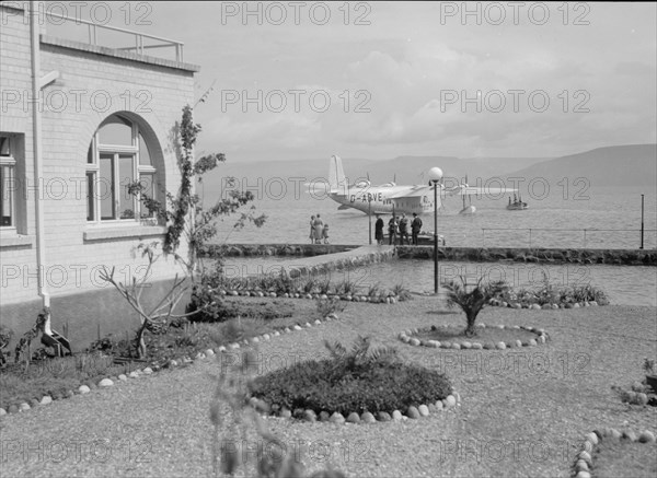 Flying boat Clio from the Lido ca. between 1934 and 1939