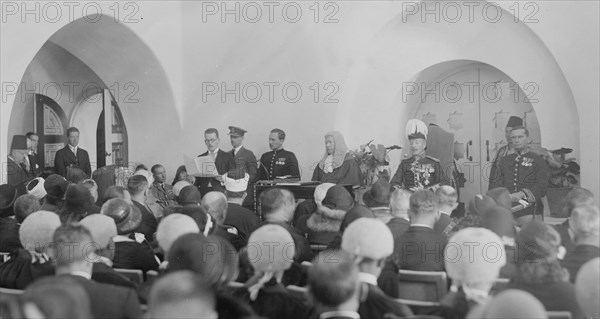 Arrival of Sir Arthur Wauchope as High Commissioner for Palestine ca. 1931