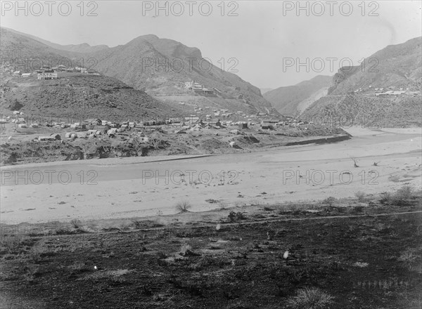 A town in the Salt River Valley, Arizonia ca.  between 1910 and 1935