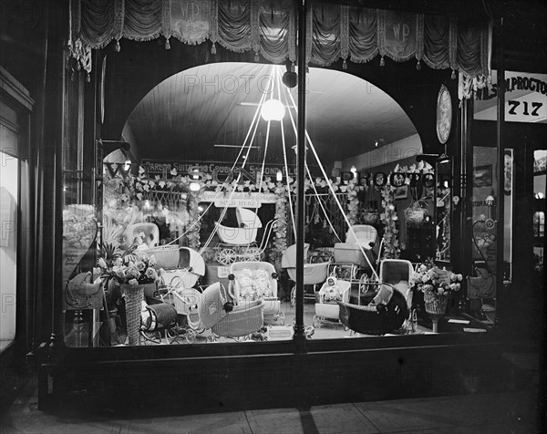 Wilson Proctor Company store window. ca.  between 1910 and 1920