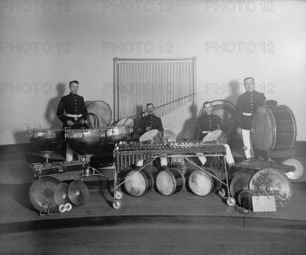 Marine Drum Band ca.  between 1910 and 1935