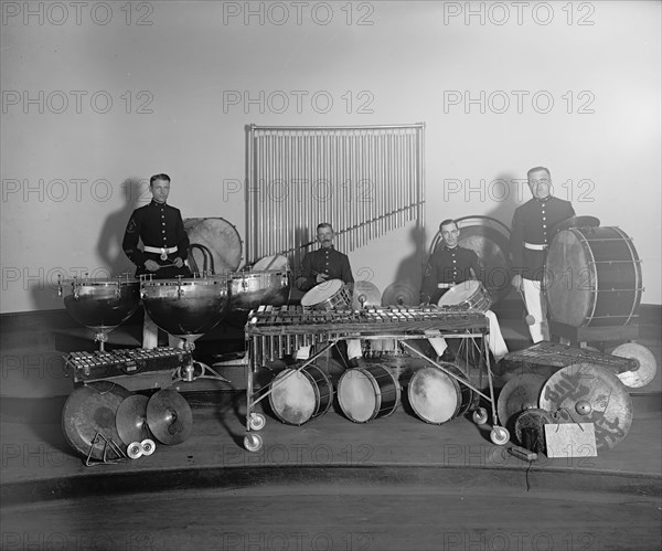 Marine Drum Band ca. between 1910 and 1935