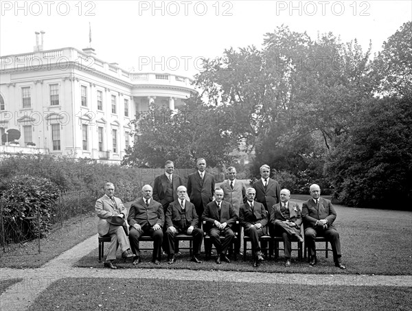 Calvin Coolidge Cabinet, [White House, Washington, D.C.]. ca.  between 1910 and 1920