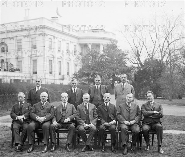 Coolidge Cabinet, [White House, Washington, D.C.]. ca.  between 1910 and 1920