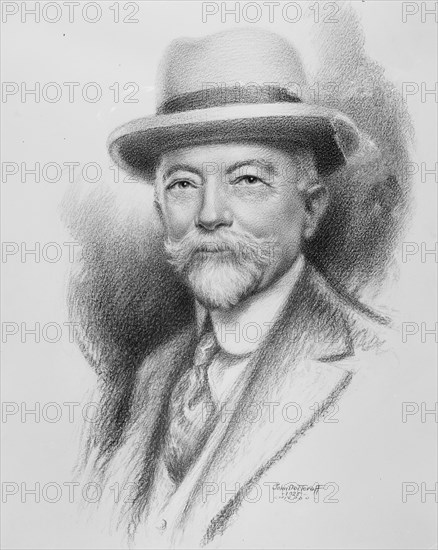 Portrait of Charles Lathrop Pack drawing ca. between 1910 and 1925