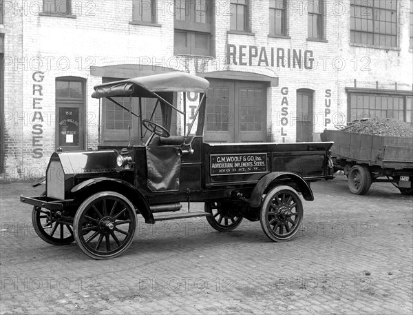 Truck: C.M. Woolf & Company, Inc., Agricultural Implements, Seeds, 1005 B St., N.W., Washington, D.C.. ca.  between 1910 and 1920