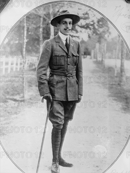 King Alphonse of Spain with a cane ca. between 1909 and 1919