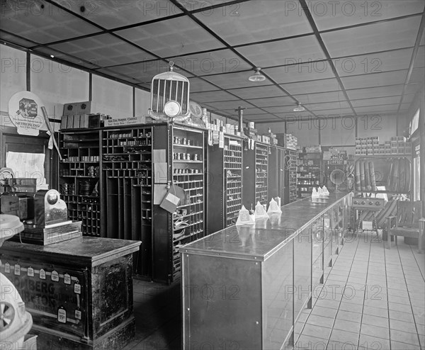 Early 1900s auto supply store ca. between 1910 and 1926