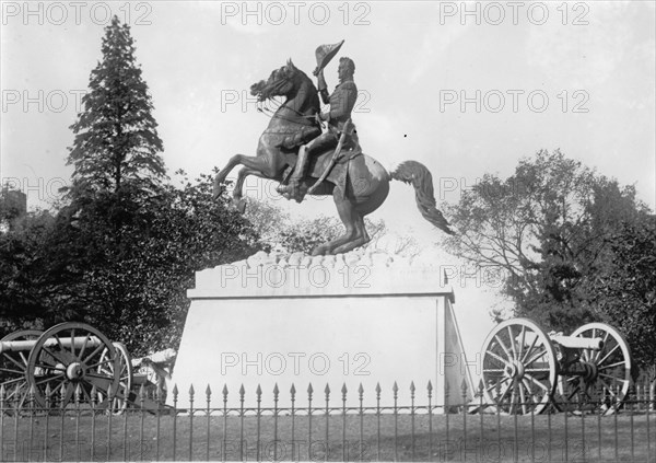General Andrew Jackson statue in Washington D.C.  ca. between 1909 and 1919